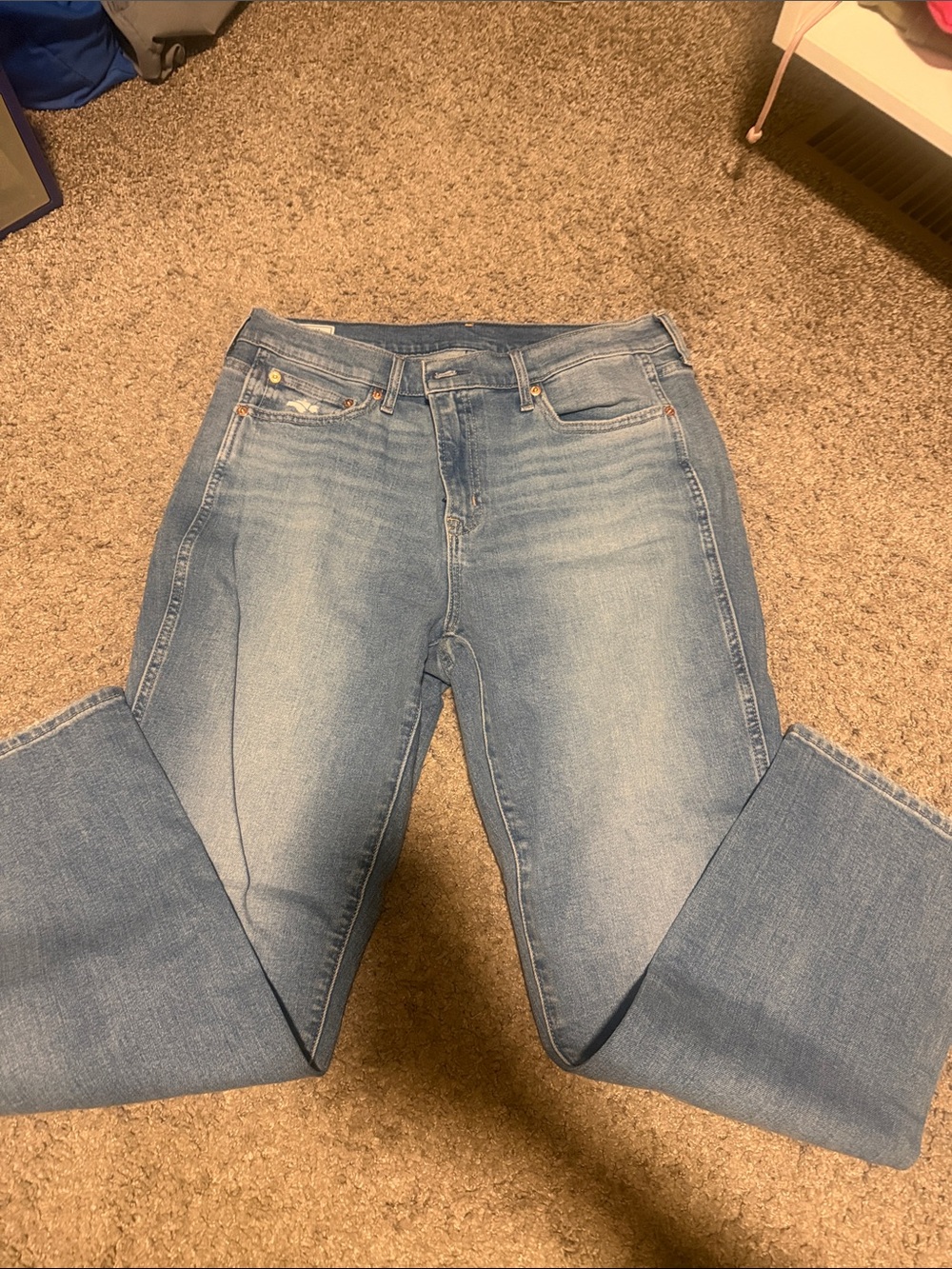 GAP Light Blue Ankle Crop Jeans. Vintage slim mid rise EUC